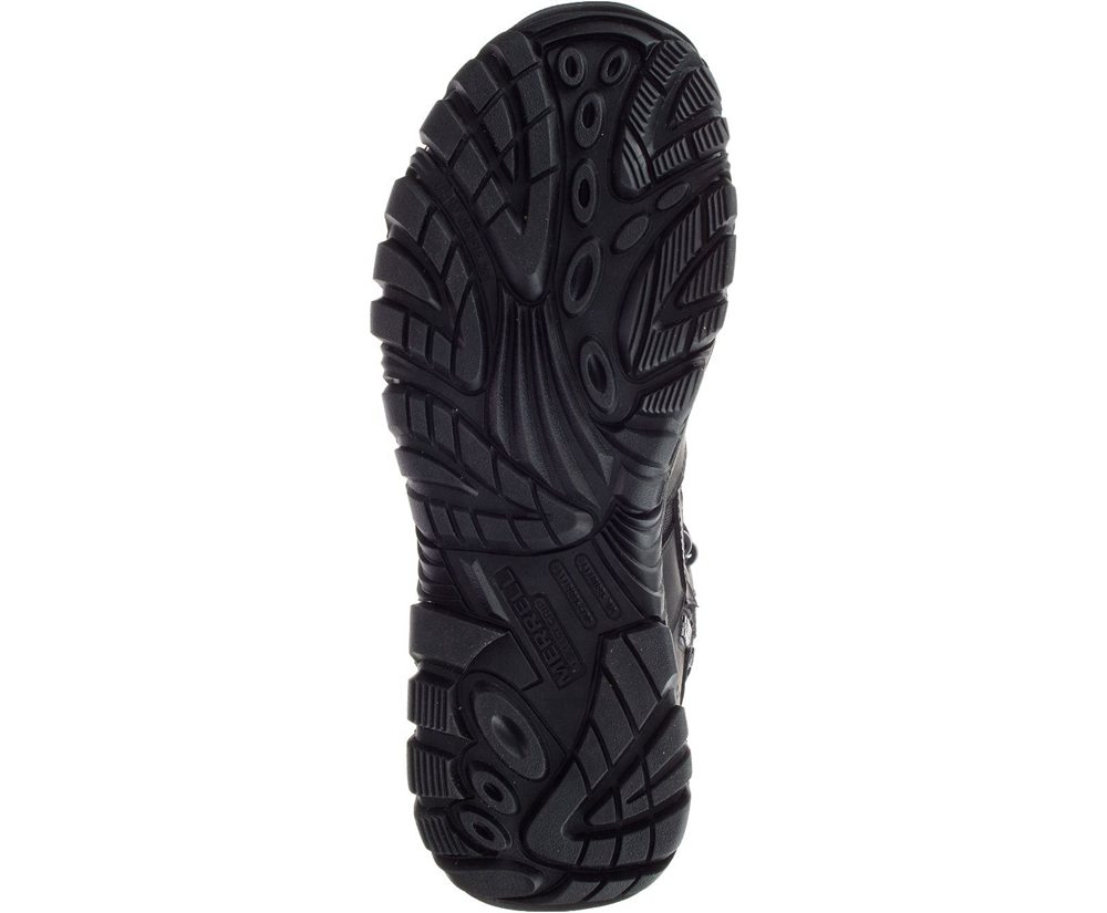 Merrell Støvler Dame - Moab 2 8\" Tactical Response Waterproof Comp Toe Work - Sort - TRO596210